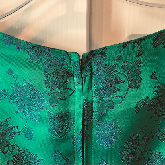 Vintage Floral Holiday Handmade Cocktail Dress - Picture 8 of 8